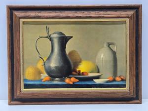 lot 166 image: Framed Mid Century Still Life Print