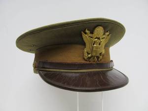 lot 9 image: Original WW2 era US Military Cap #1
