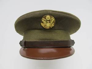 lot 11 image: Original WW2 era US Military Cap #3
