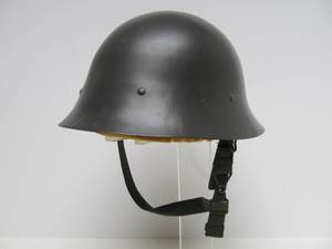 lot 15 image: Unused Steel Military Helmet wLeather Liner