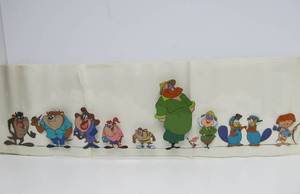 lot 68 image: Original Vintage 90s TAZMANIA Cartoon Pre-Production Animation Cels
