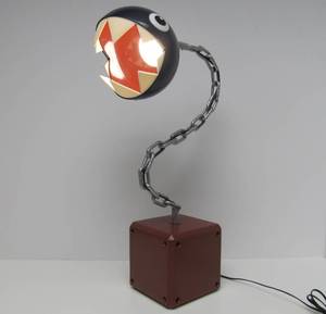 lot 204 image: Awesome Retro Nintendo Mario CHOMP Chain Lamp