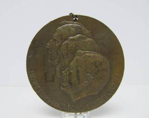 lot 209 image: Large Heavy Bronze 1953 FORD MOTOR COMPANY Anniversary Medallion