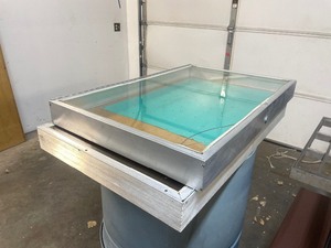 lot 100 image: 2 Steel Countertop Display Cases