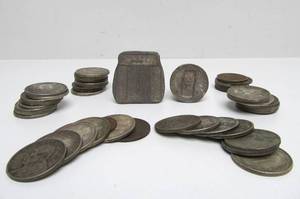 lot 180 image: Group of Vintage Replica Japanese & other Oriental Coins