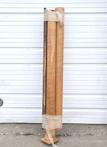 lot 308 image: Group w Antique Architectural Wood Pillars & other Items