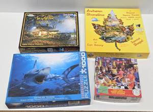 lot 319 image: Complete New 1000 Piece Puzzles