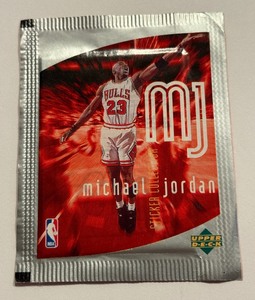 lot 36D image: Michael Jordan Sticker Collection Pack 1998 Upper Deck