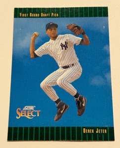 lot 37D image: Derek Jeter RC1992 Score Select #360 Rookie Baseball Card