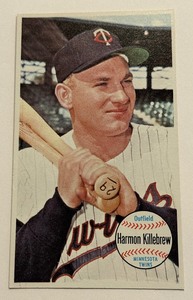 lot 10D image: Harmon Killebrew 1964 Topps Giant #28 Vintage Minnesota Twins Baseball Card