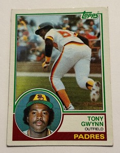 lot 6D image: Tony Gwynn RC 1983 Topps #482 Vintage Rookie Baseball Card