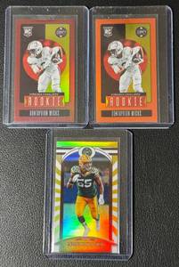 lot 15B image: 3-Card Mini Packers #d Football Card Lot
