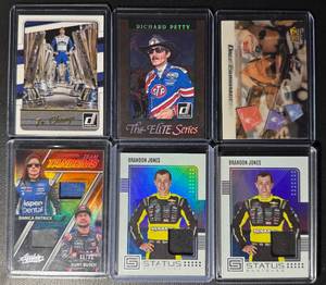 lot 132B image: 6-Card Nascar Race-Worn#d Card Lot