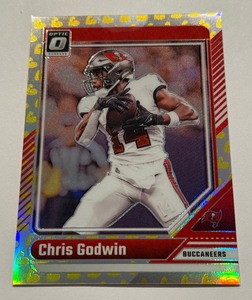 lot 49A image: Chris Godwin 149 2024 Donruss Optic Prizm #187 Numbered 074149 Football Card