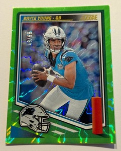 lot 82A image: Bryce Young 99 2025 Score #57 Numbered 4999 Footall Card