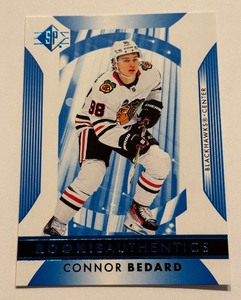 lot 85A image: Connor Bedard RC 2024 SP Rookie Authentics #101 Hockey Card