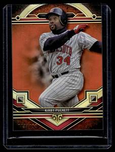 lot 46 image: Kirby Puckerr 199 2024 Topps Triple Threads #120 Numbered 143199 Minnesota Twins Baseball Card