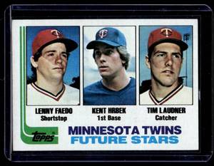 lot 51 image: Kent Hrbek RC 1982 Topps #768 Rookie Vintage Minnesota Twins Baseball Card