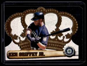 lot 62 image: Ken Griffey Jr. Die Cut Foil 1998 Pacific Crown Royale #125 Baseball Card