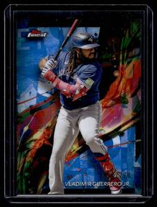 lot 63 image: Vladimir Guerrero Jr. 200 2024 Topps Finest #71 Numbered 66200 Baseball Card