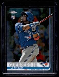 lot 86 image: Vladimir Guerrero RC 2019 Topps Chrome #210 Rookie Baseball Card
