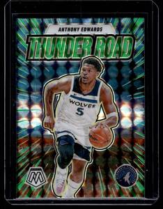 lot 88 image: Abthony Edwards Mosaic Przm 2025 Thunder Road #4 Minnesota Timberwolves Basketball Card