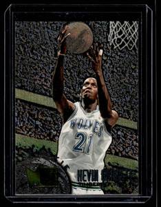 lot 94 image: Kevin Garnett RC 1996 Fleer Metal #167 Rookie Minnesota Timberwolves Basketball Card