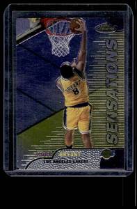lot 96 image: Kobe Bryant Topps Finest 1999 #128 Basketball Card