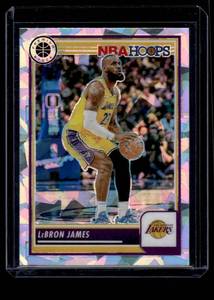 lot 98 image: LeBron James 2024 Cracked Ice Prizm Premium Stock #149 Basketball Card