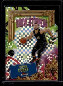 lot 121 image: Steph Curry Show Stoppers Die Cut Refractor 2025 Topps Finest #S-3 Basketball Card
