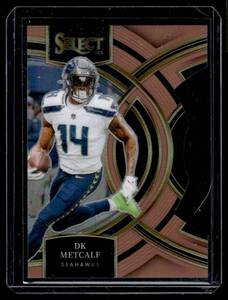 lot 125 image: DK Metcalf 299 Bronze Die Cut 2023 Select #170 Football Card