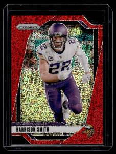 lot 128 image: Harrison Smith Red Sparkle Prizm 2024 #190 Minnesota Vikings Football Card