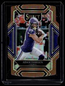 lot 134 image: Adam Thielen Die CutBronze Prizm 199 2021 Select Club Level Numbered 31199 Minnesota Vikigns Football Card