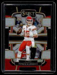 lot 136 image: Patrick Majomes Die Cut Prizm Silver Holo 2023 Select Concourse #49 Football Card