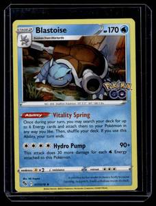 lot 145 image: Blastoise Holo Pokemon Card 017078