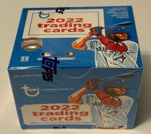 lot 177 image: 2022 Topps Series 2 Baseball Vending Box 170 Cards