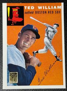 lot 106B image: Ted Williams Topps Archives Commemorative Baseball Card