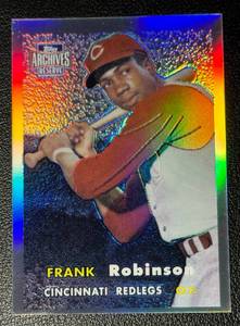 lot 113B image: Frank Robinson Topps Archives Commemorative Baseball Card