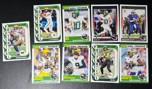 lot 119B image: 2024 9 Card Rookie Lot - JJ McCarthy, Jayden Daniels, Bo Nix, Michael Penix