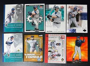 lot 151B image: Ichiro Suzuki 8 Card Insert Baseball Card Lot
