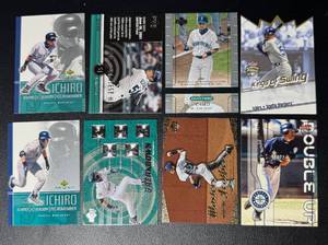 lot 152B image: Ichiro Suzuki 8 Card Insert Baseball Card Lot