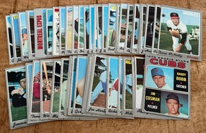 lot 64B image: 1970 Topps Baseball 50 Card Vintage Lot