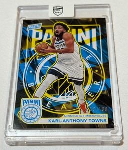 lot 44B image: Karl-Anthony Topps 992023 The Narional Panini Case Breaker #43 Numbered 028199 Minnesota Timberwolves Basketball Card