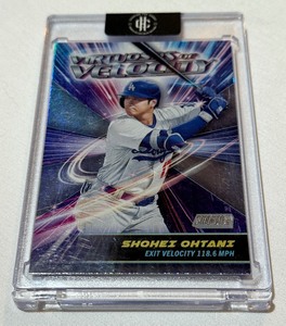 lot 47B image: Shohei Ohtani 2024 Stadium Club Virtuoso of Velocity Insert #VV-5 Baseball Card