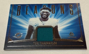 lot 49B image: Tua Tagovailoa Patch 2025 Luminance Beacons #BC-TTA Football Card