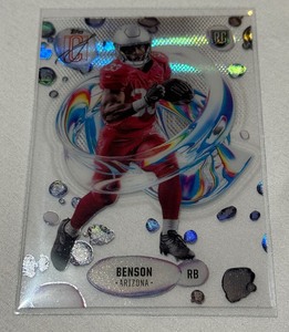 lot 55B image: Trey Benson RC 2025 Topps Signature Class Fluidity #F-14 Rookie Footbal Card