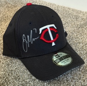 lot 7C image: Joe Mauer Signed New Minnesota Twins Baseball Hat