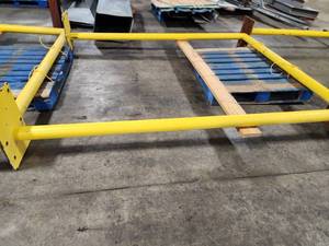 lot 67 image: Metal Fork Lift Door Barrier
