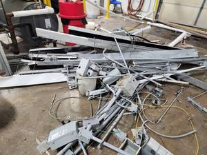 lot 85 image: Lot of (1 Pallet) Scrap Metal, Electrical Boxes, Tin Pieces (assorted)