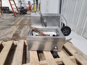 lot 88 image: Stainless Steel Hand Wash Sink  Wall Mount